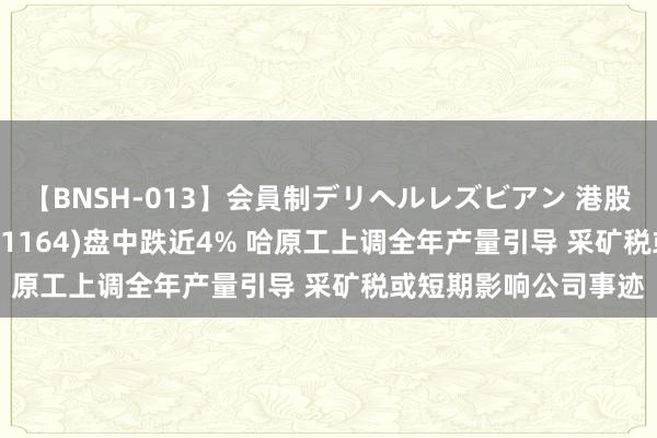 【BNSH-013】会員制デリヘルレズビアン 港股异动 | 中广核矿业(01164)盘中跌近4% 哈原工上调全年产量引导 采矿税或短期影响公司事迹